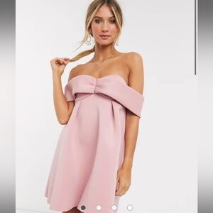 ASOS Blush Strapless Dress